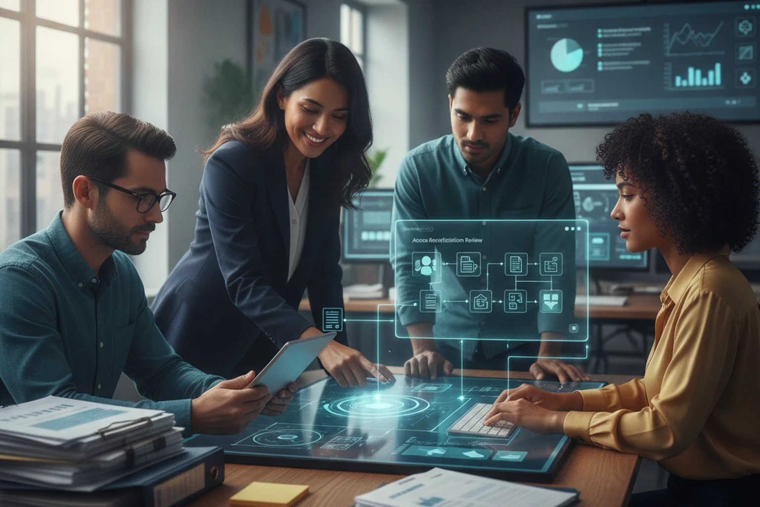 Virtual Assistant Operations: Access Recertification Review editorial illustration
