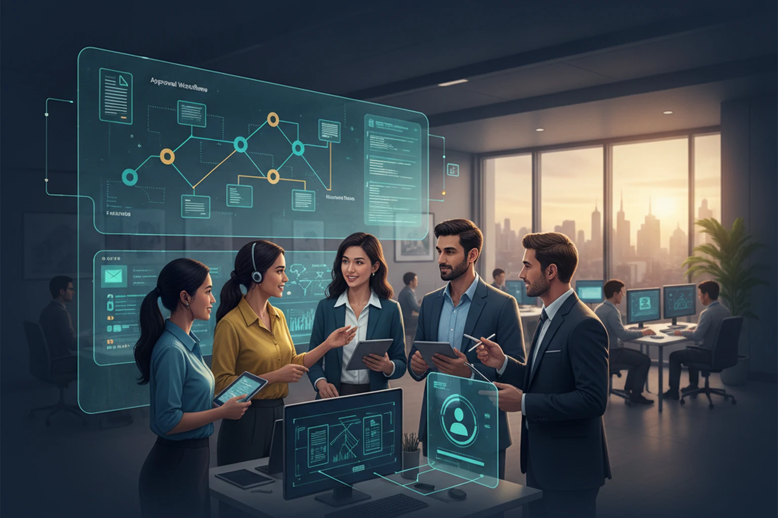 Virtual Assistant Operations: Escalation Path Design editorial illustration
