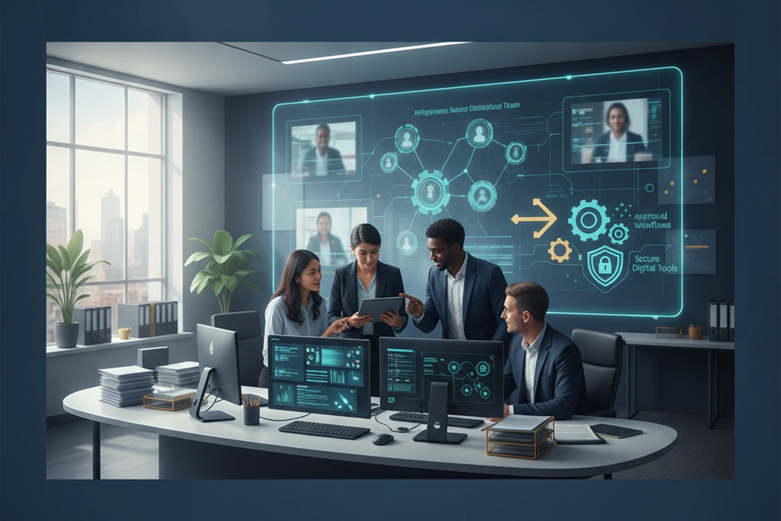 Virtual Assistant Operations: Exception Queue Triage editorial illustration