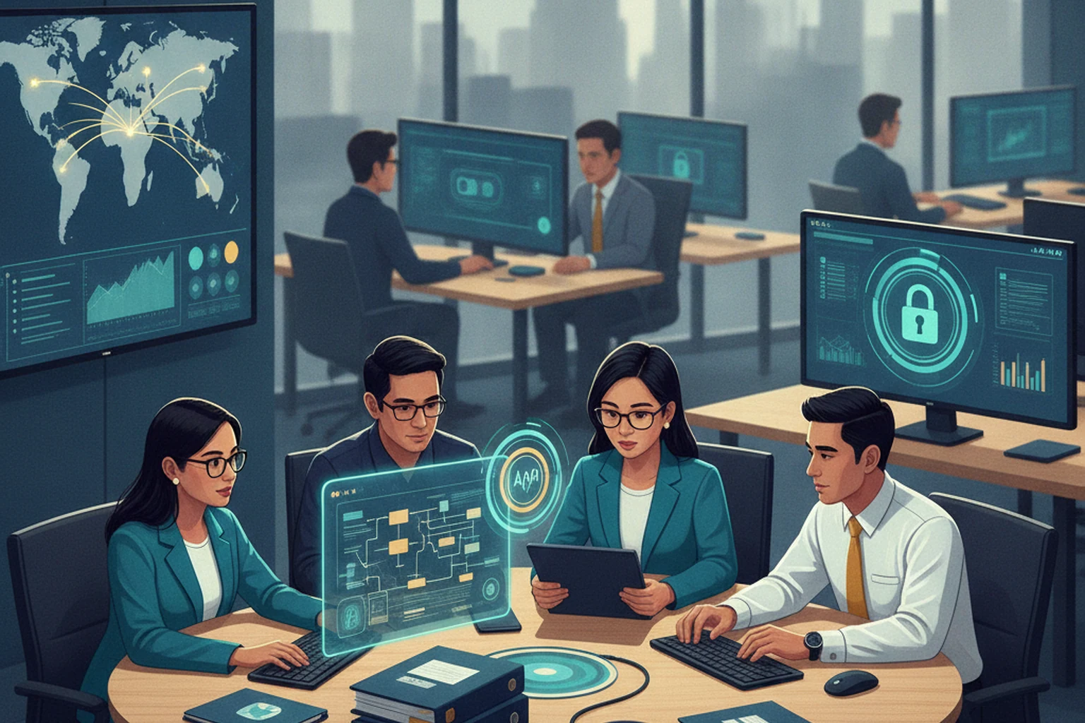 Research Brief: Virtual Assistant Operations Handoff Reliability editorial illustration