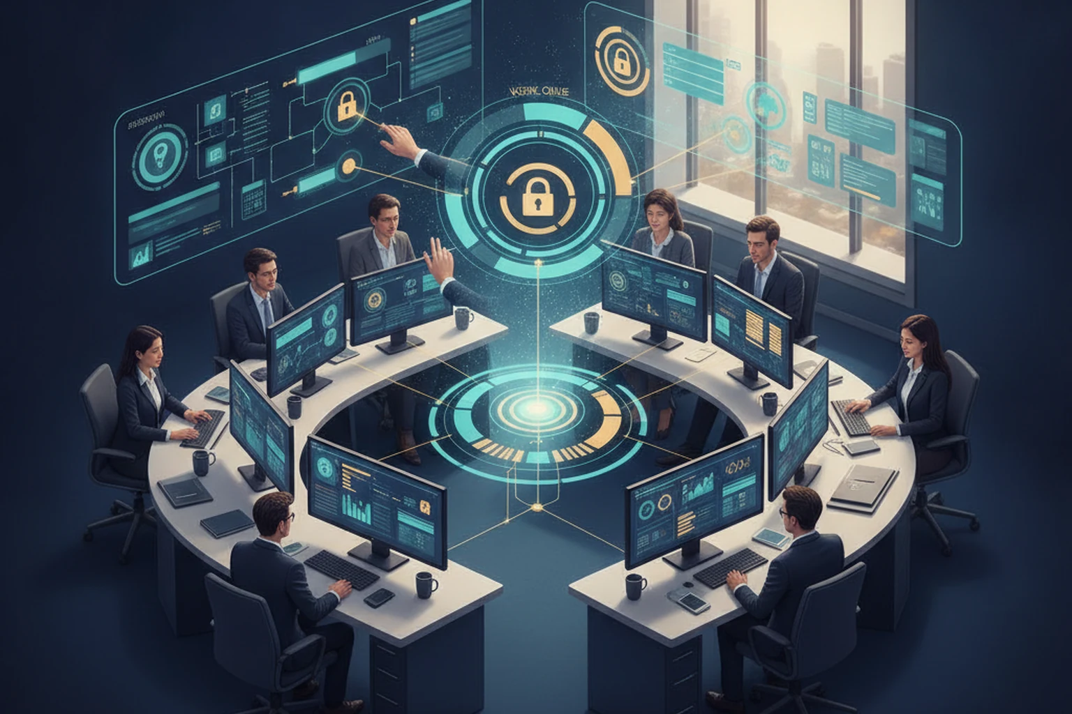Virtual Assistant Operations: Work Queue Ownership editorial illustration