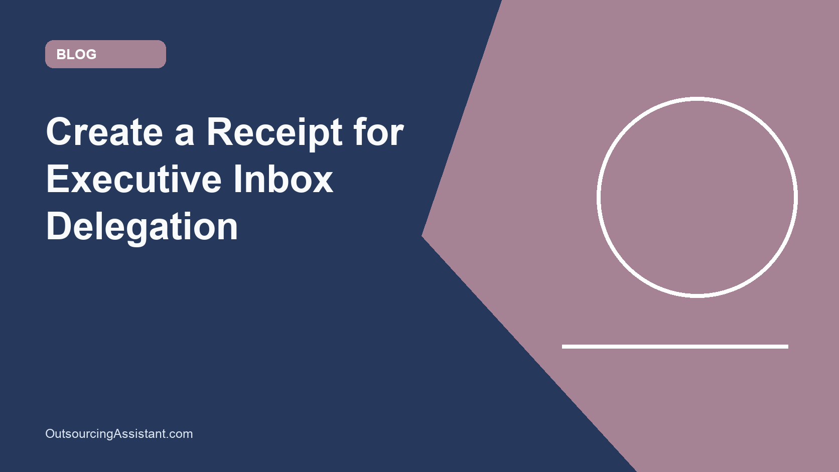 Illustrated executive inbox delegation receipt and review queue