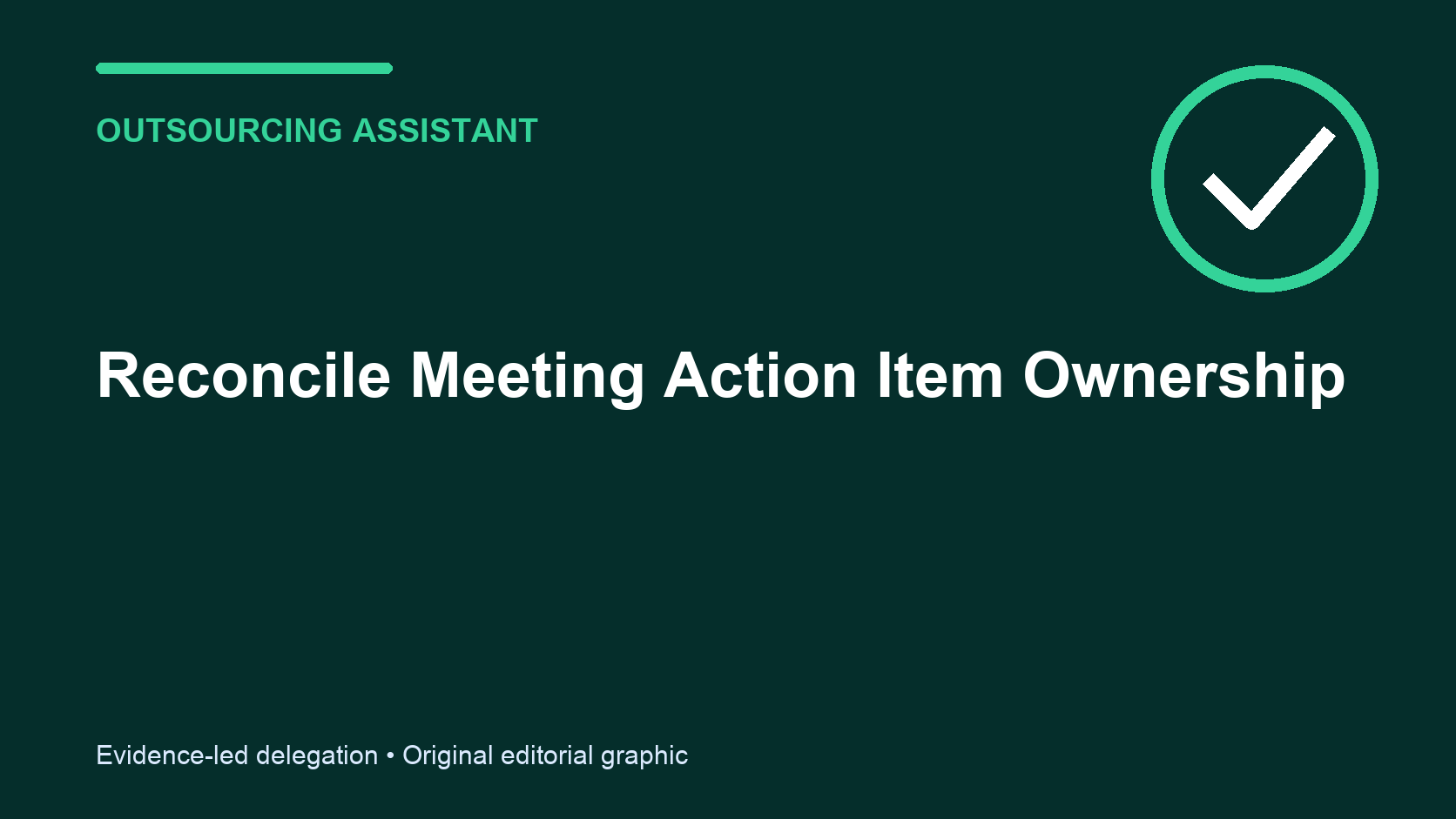 Illustrated meeting action register with owners and due points